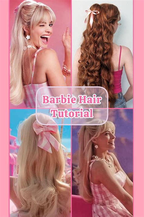 Barbie Hair Tutorial from the new Barbie Movie starring Margot Robbie and Ryan Gosling | Barbie ...