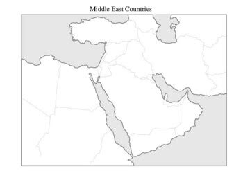 High Resolution Middle East Countries Map - itsme-annina