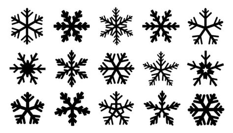 Simple Christmas Snowflake Silhouette - Kopi Mambudem