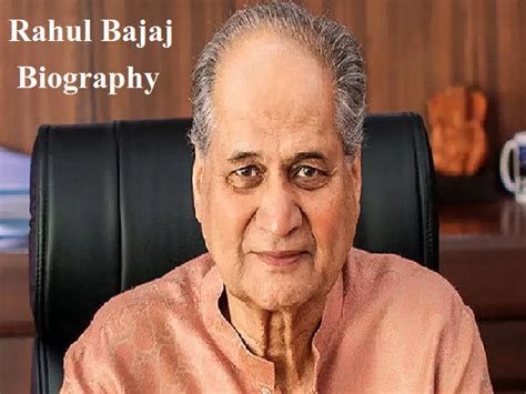 Rahul Bajaj Biography: Age, Death, Early Life, Family, Education ...