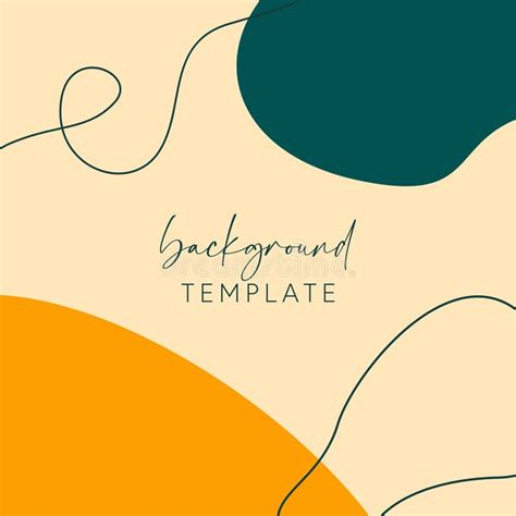 Trendy Abstract Square Templates with Geometric Shapes. Stock Vector - Illustration of gradient ...