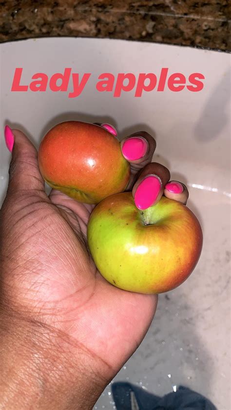 Lady apples 🍎🍎🍐🍊🍋 | Lady apples, Apple, Fruit