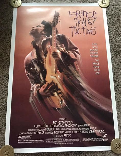 Original 1987 SIGN O THE TIMES Movie Poster, ROLLED, 27x41, Prince | #2653098037