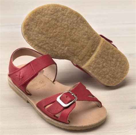 Natural Leather Sandals | "Nina" - Little Spruce Organics