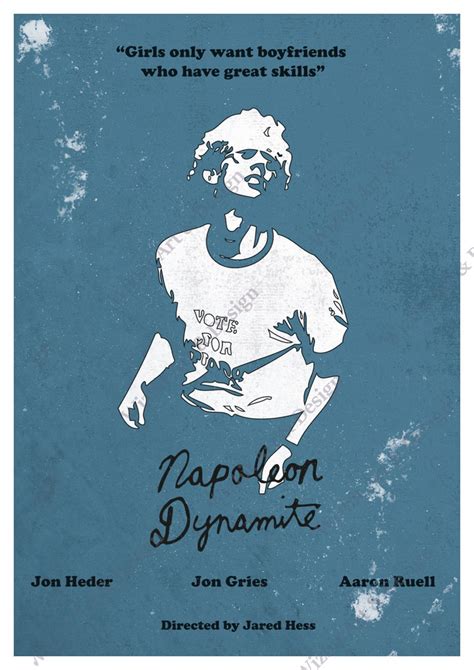 Napoleon Dynamite Tots/Boyfriend Skills Retro Quote Poster | Etsy