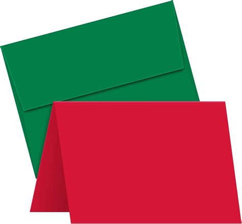 Amazon.com : Blank Red A7 (5" x 7") Cards with Envelopes – Great for Customized and Personalized ...