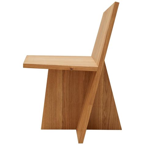 Crooked Asymmetrical Dining Chair in Massive Oak with Oil Wax Finish For Sale at 1stDibs ...