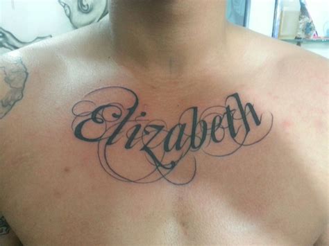 15++ Awesome Heart tattoos with names on chest ideas