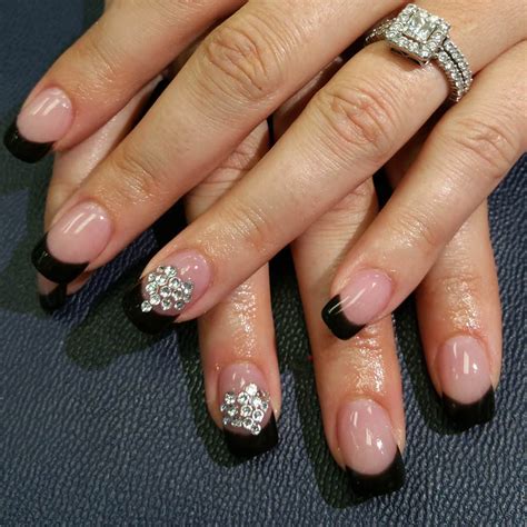 Black Tip Natural Nails at Marie Horvath blog