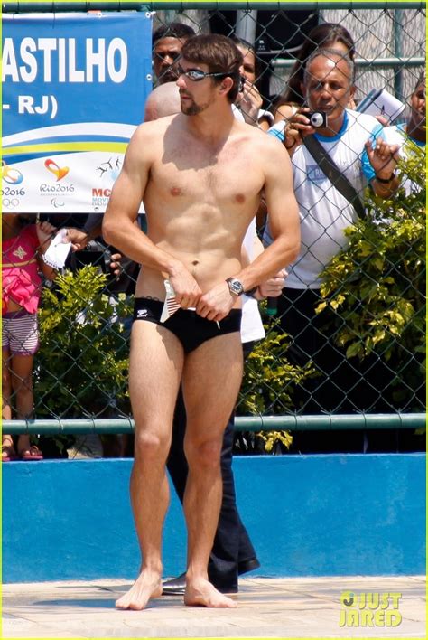 Michael Phelps: Shirtless Speedo Swim Class in Brazil!: Photo 2749443 | Michael Phelps ...