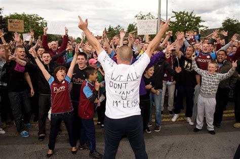 Villa fans protest over McLeish