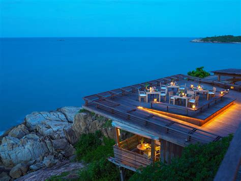 Dining on the Rocks - the signature restaurant | Hotels and resorts ...