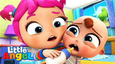 Taking Care Of Baby Brother | Educational Kids Songs & Nursery Rhymes By Little Angel - YouTube