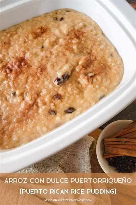 Arroz con Dulce Puertorriqueño (Puerto Rican Rice Pudding) | Recipe in 2023 | Boricua recipes ...