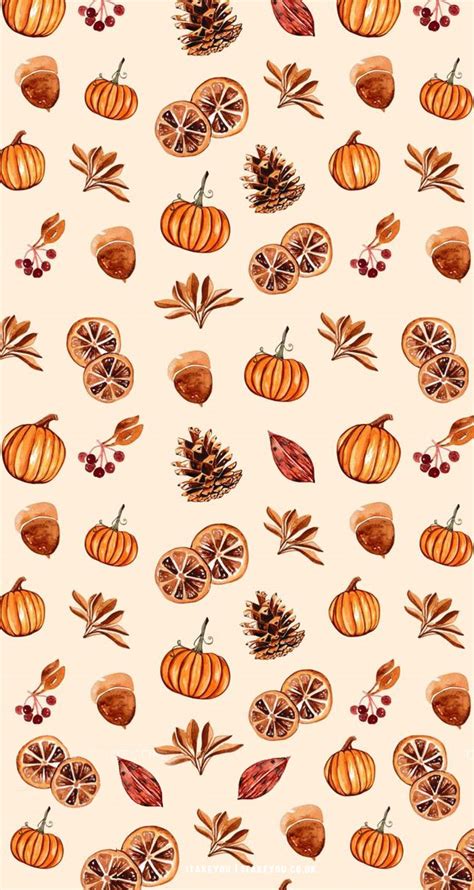 12 Cute Autumn Wallpaper Ideas : Pumpkin & Dried Orange I Take You ...