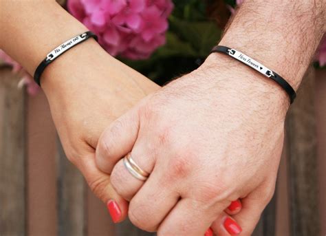 Always and Forever Matching Couple Bracelets Leather Bracelet - Etsy Canada | Couple bracelets ...