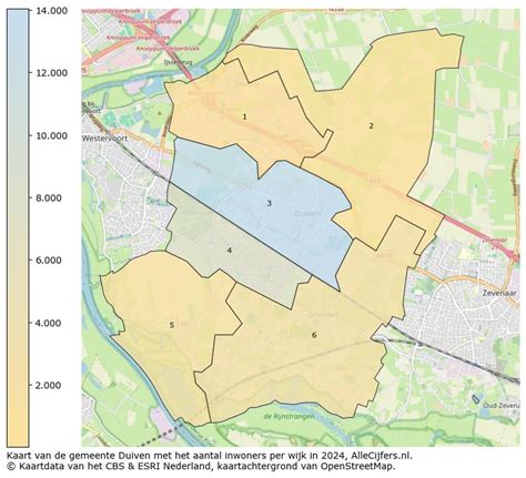 Gemeente Duiven in cijfers en grafieken (bijgewerkt 2024!) | AlleCijfers.nl