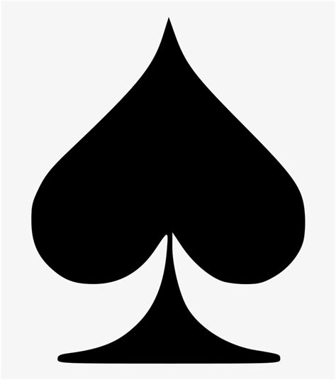 Ace Of Spades Card SVG