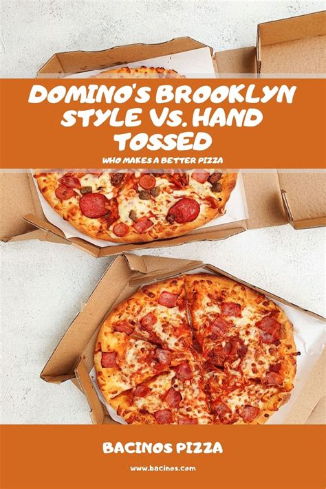 Domino's Brooklyn Style vs. Hand Tossed: What's the Difference?