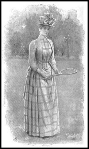 Tennis Dress, The Woman's World, 1889. | Tennis fashion, Tennis dress, Victorian