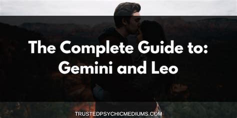 Gemini and Leo Love and Marriage Compatibility 2018