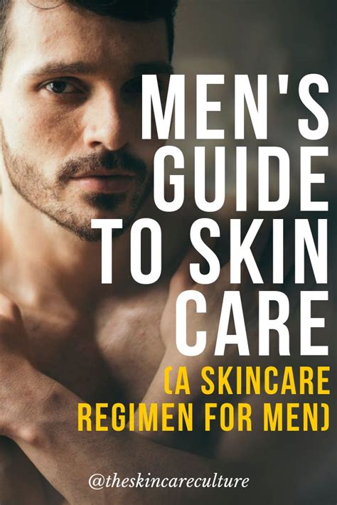 A Skincare Regimen For Men (Simple-Yet-Effective) | Mens skin care, Men skin care routine, Skin ...