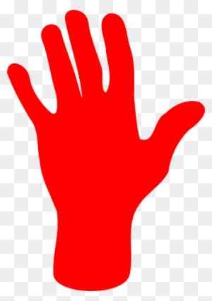 Red Hand Clipart, Transparent PNG Clipart Images Free Download - ClipartMax