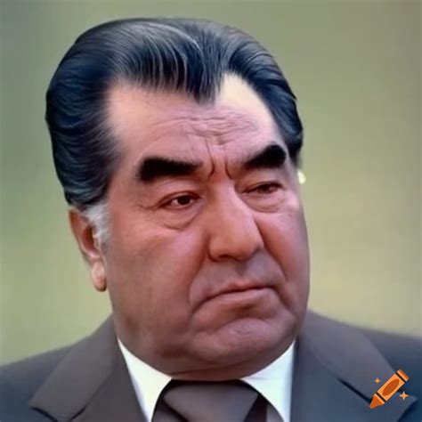 Portrait of emomali rahmon, 3rd president of tajikistan