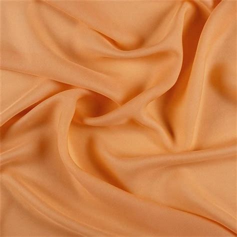 Light Orange Silk Double Georgette Fabric by the Yard - Etsy | Light ...