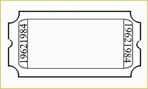Free Ticket Stub Template Of 36 Editable Blank Ticket Template Examples for event Thogati ...