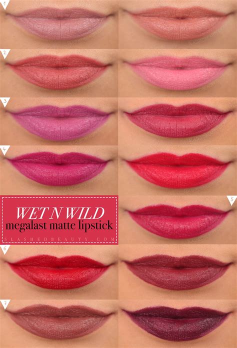 SWATCHES: Wet n Wild Megalast Matte Lipsticks | Slashed Beauty