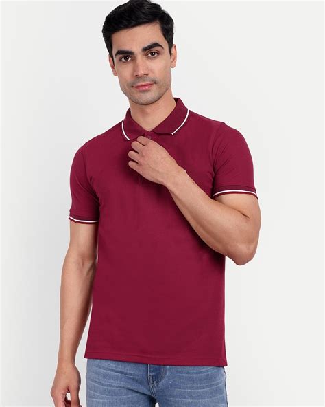 Buy Men's Maroon T-shirt Online at Bewakoof