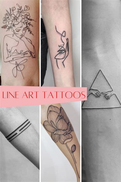 Line Art Tattoo Defined - Tattoo Glee