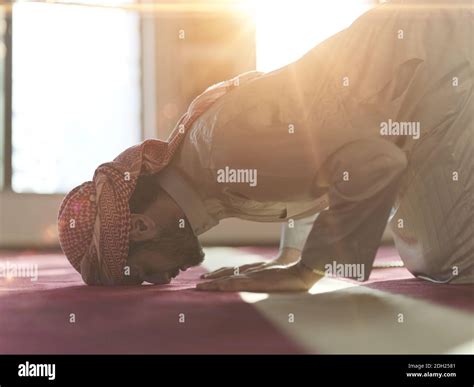 Muslim prayer inside the mosque Stock Photo - Alamy