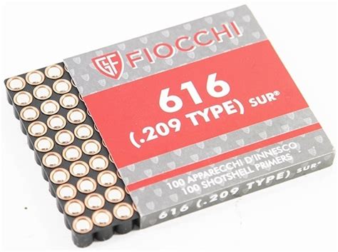 Fiocchi 209 Primers| 209 Shotshell Primers|1000pcs - Limited