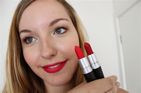 LipstickLicious: MAC Ruby Woo & Relentlessly Red