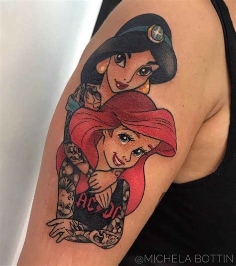 Inked Disney Princesses Tattoo | Best Tattoo Ideas Gallery | Disney princess tattoo, Disney ...