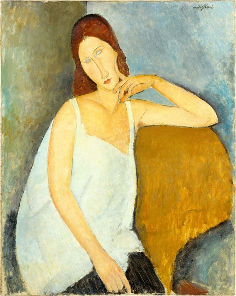 File:Amedeo Modigliani, 1919, Jeanne Hébuterne, oil on canvas, 91.4 x 73 cm, Metropolitan Museum ...