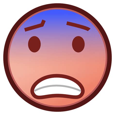 Fearful Face Emoji Vector Png Similar Png Images And - vrogue.co