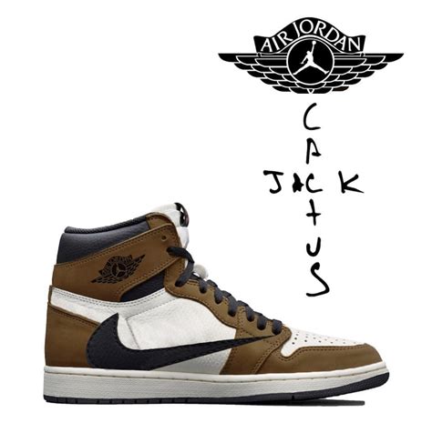 【2019年4月】Travis Scott × Nike Air Jordan 1 High OG "Cactus Jack"