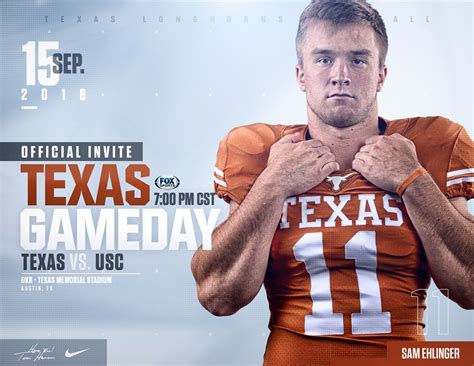 2018-2019 Texas Football Recruiting Graphics on Behance