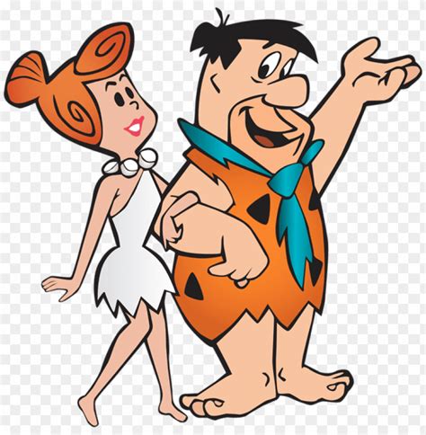 Download fred and wilma flintstone transparent clipart png photo | TOPpng