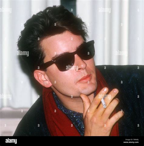 Charlie Sheen 1986 Photo By John Barrett/PHOTOlink.net /MediaPunch Stock Photo - Alamy