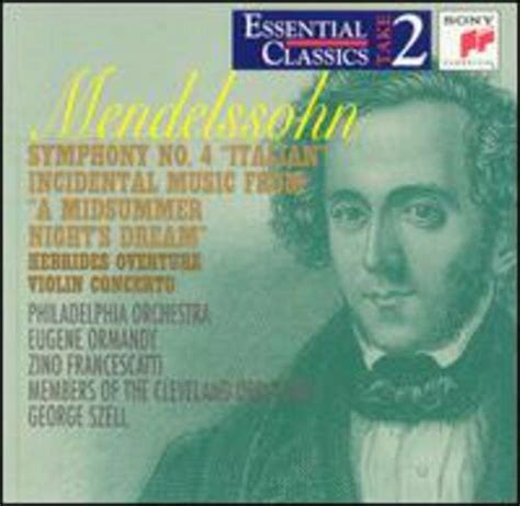 F. Mendelssohn : Violin Concerto Classical Composers 2 Discs CD | eBay
