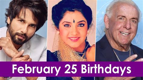 February 25 Celebrity Birthdays: Check List of Famous Personalities Born on Feb 25 | 📸 Latest ...