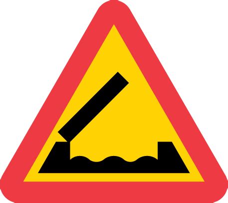 Varning för bro | Bro