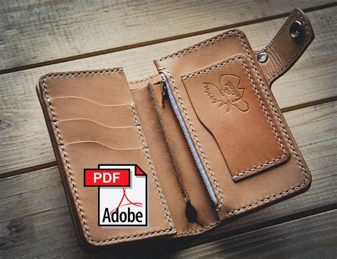 Free Leather Wallet Pattern The Free Pdf Patterns Are Available To ...