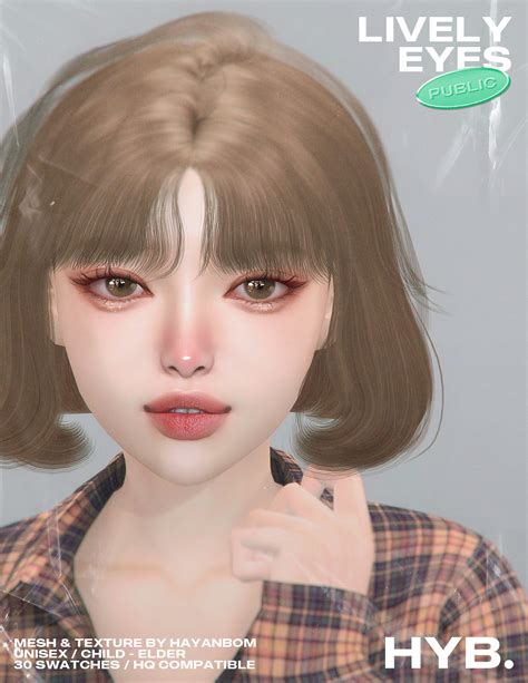 hayanbom: hayanbom: [HYB] LIVELY EYES Mesh &... - Emily CC Finds