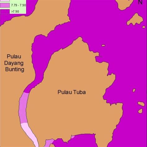 The Map of the Surface Water of Pulau Tuba, Langkawi, Kedah | Download Scientific Diagram