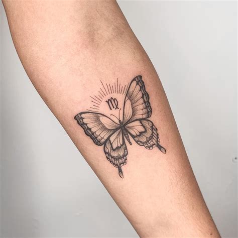 Discover 75+ virgo butterfly tattoo best - in.cdgdbentre